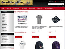 Tablet Screenshot of crewcolors.com